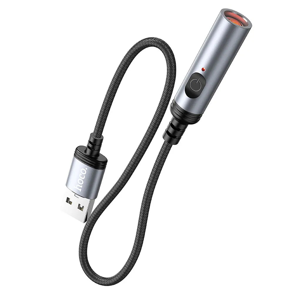 HOCO adapter za vžigalnik na USB-A priključek UA30 30 cm - črn