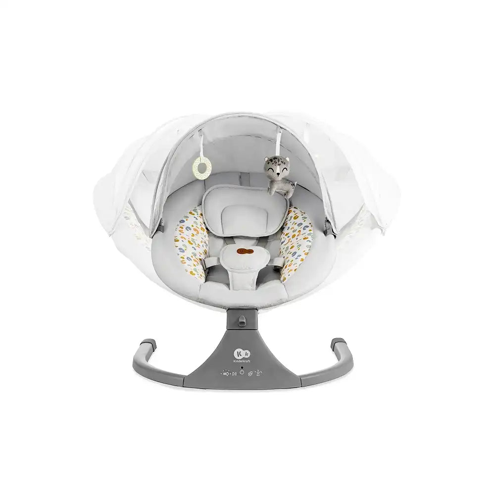 Kinderkraft Električna njihaljka LUMI 2, Light Grey