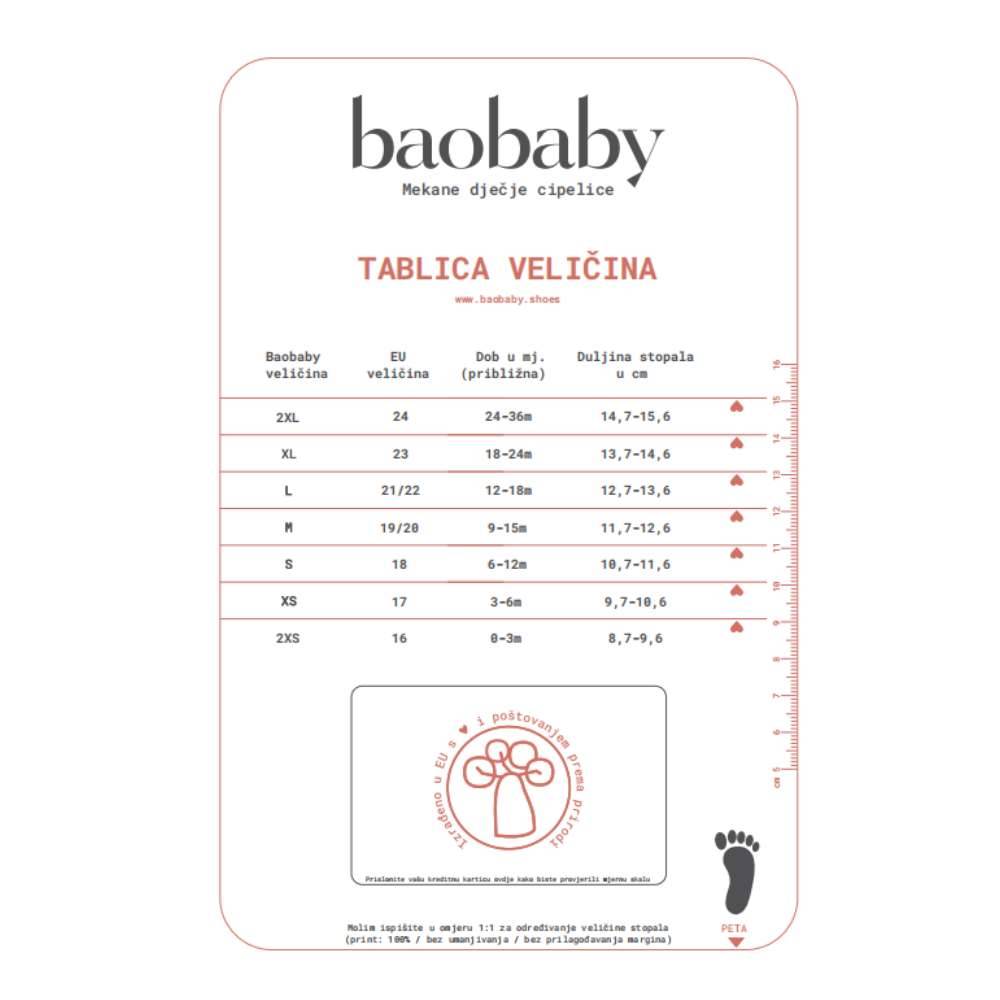 Baobaby Pelice - cipelice, klasične, Cats Kiss Pink, S