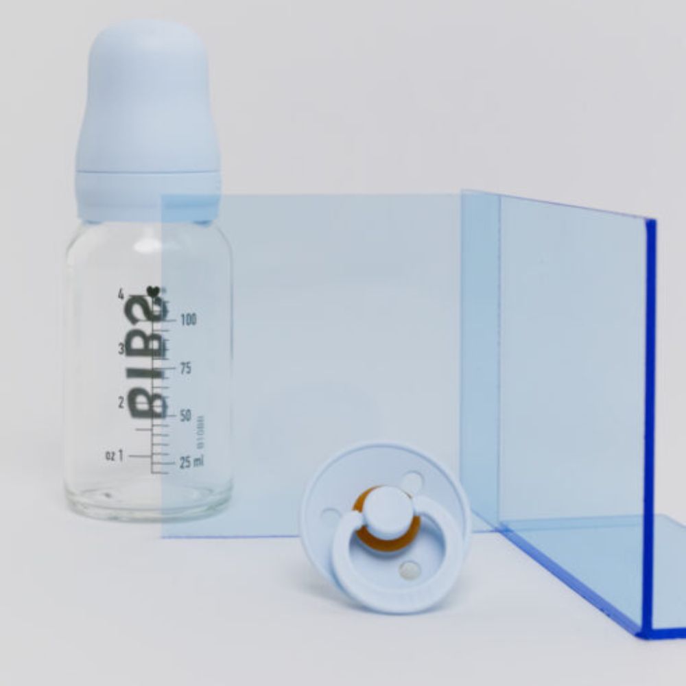 BIBS Colour duda (okrugla) - Baby Blue (vel.1)
