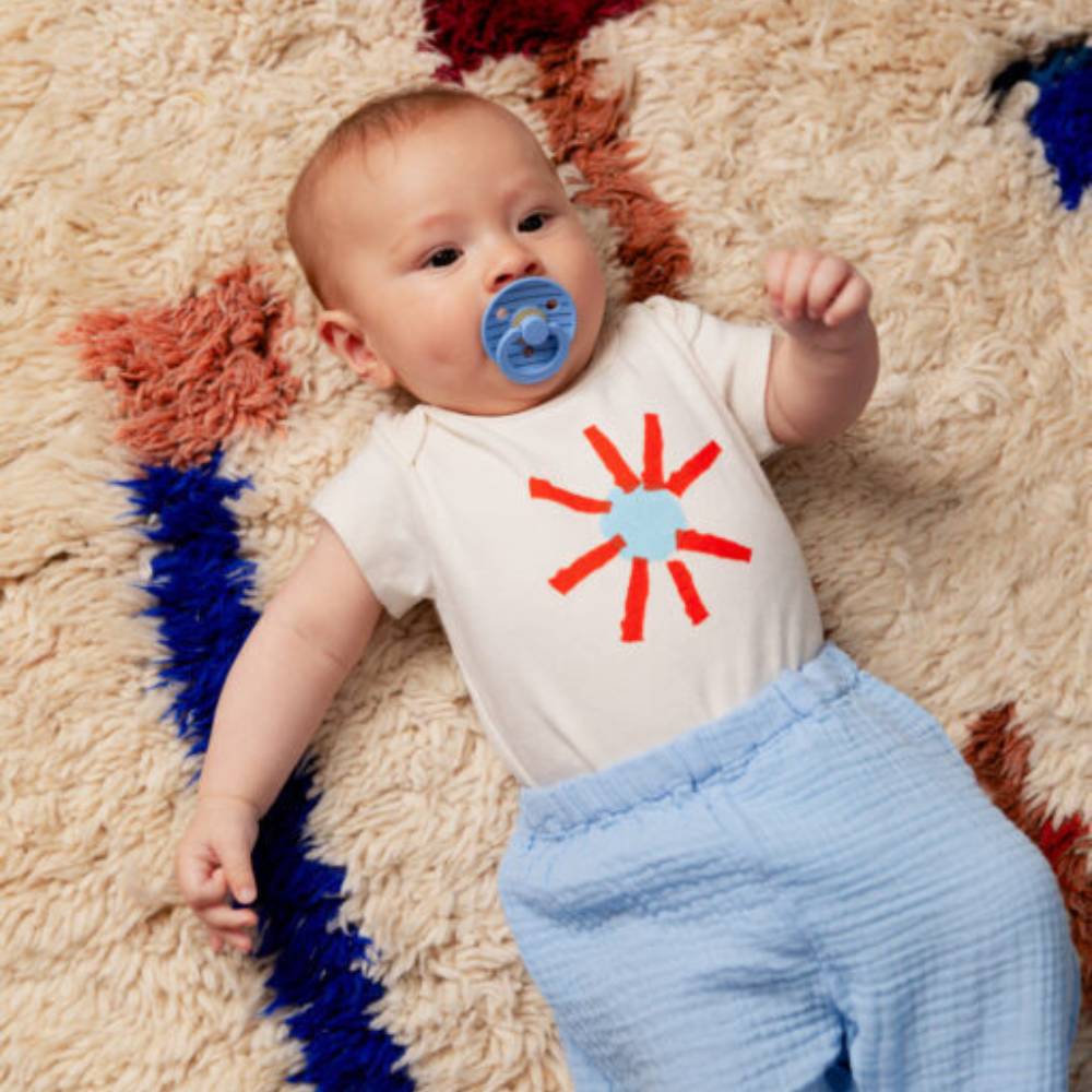 BIBS Studio Colour dude (okrugle) Pin - Sky Blue mix (vel.2)