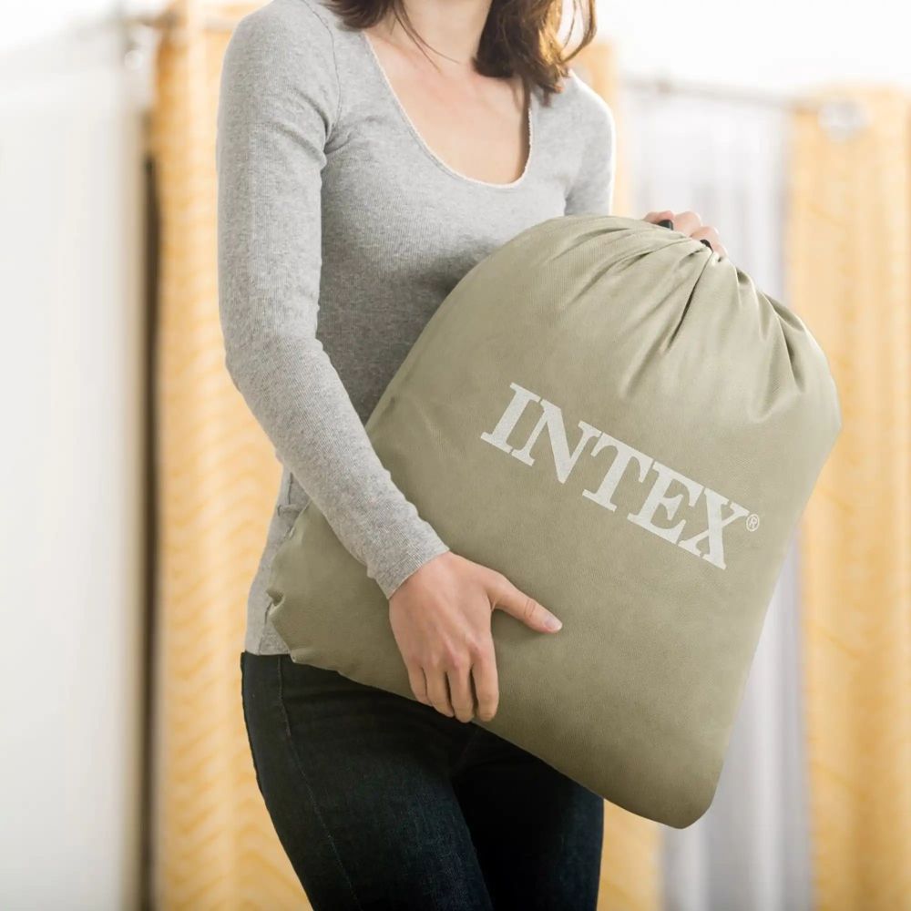 INTEX Madrac na napuhavanje s pumpom+krevet 168x107x25 cm