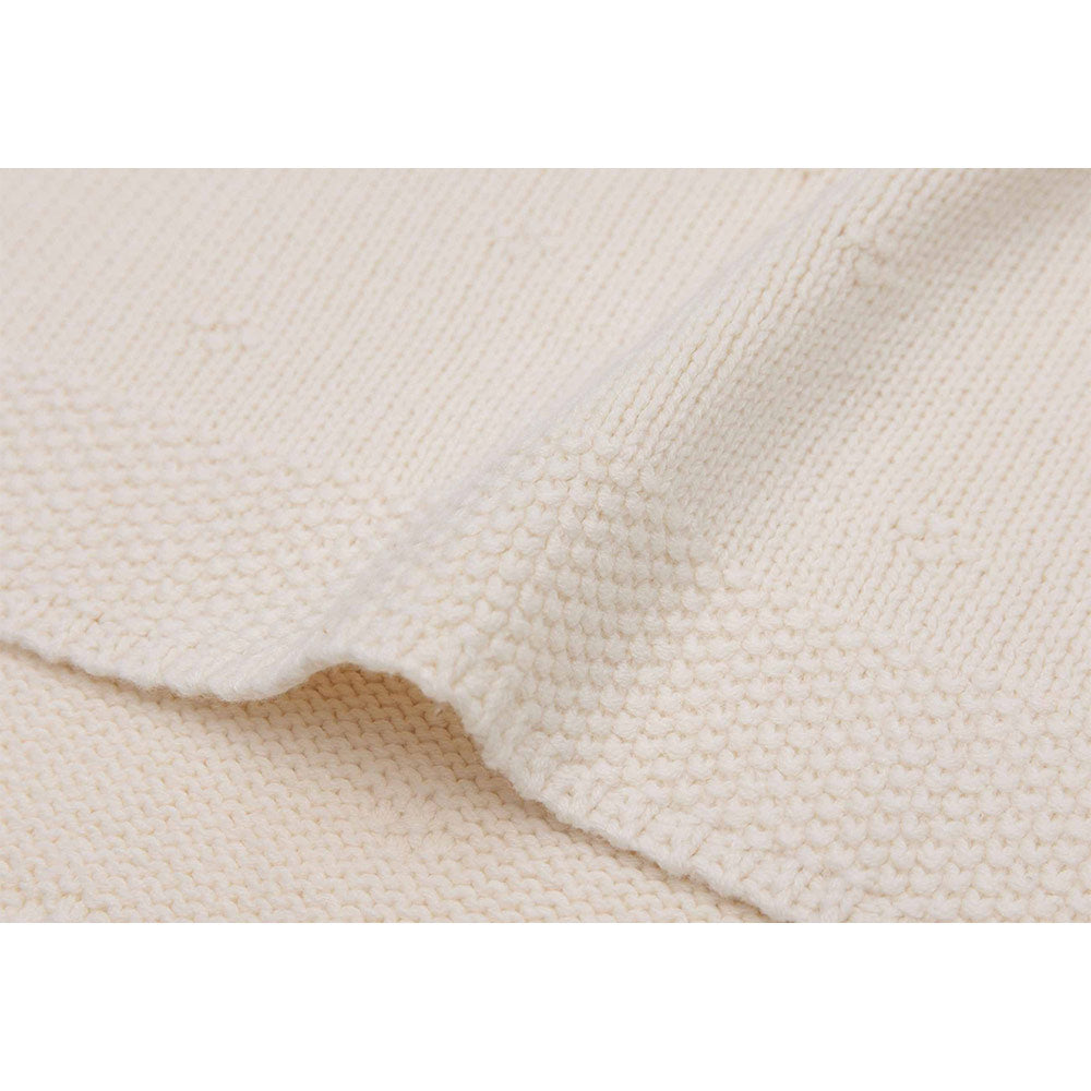 Jollein Cosy Knit deka 100x150 cm, Ivory