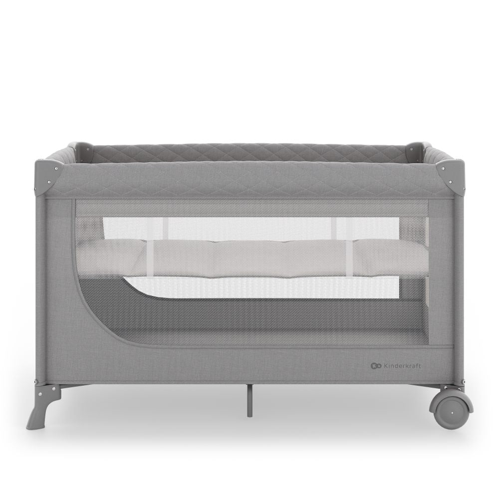 Kinderkraft Putni krevetić LEODY UP, Grey
