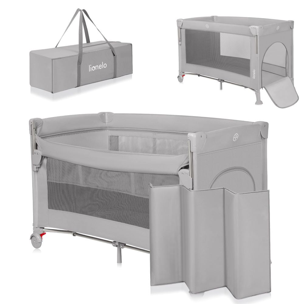 Lionelo krevetić 3u1 Ellen, Grey Concrete
