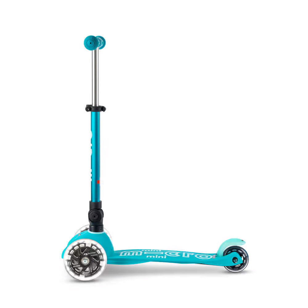 Micro Mini Deluxe LED sklopivi romobil, Aqua