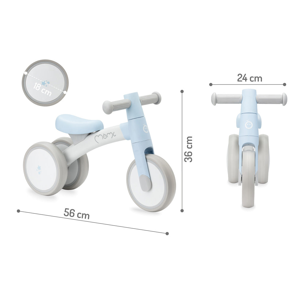 MoMi Bicikl Tedi - Svijetlo plavi
