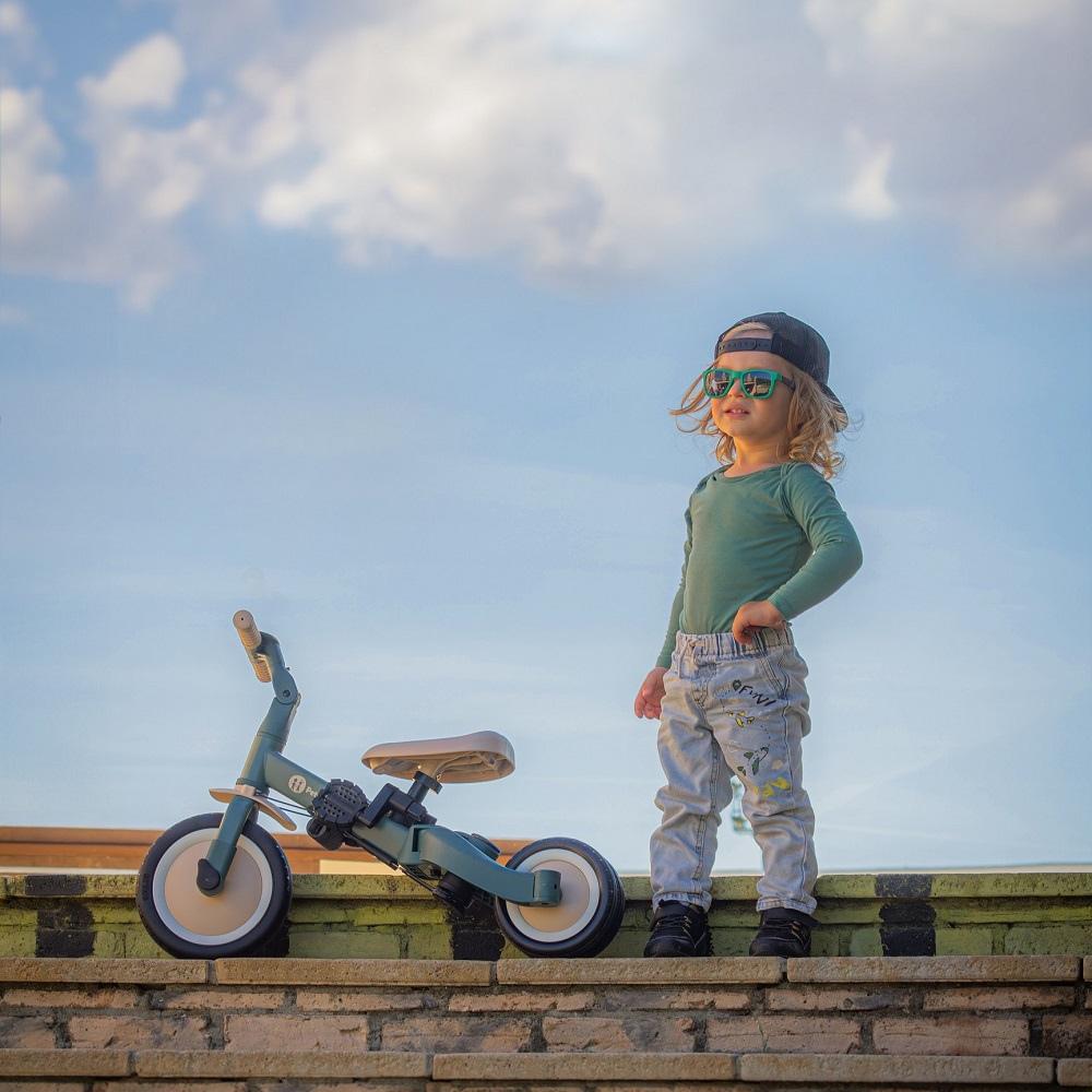 PETITE&MARS Tricikl Turbo Plus 5 u 1, Misty Green