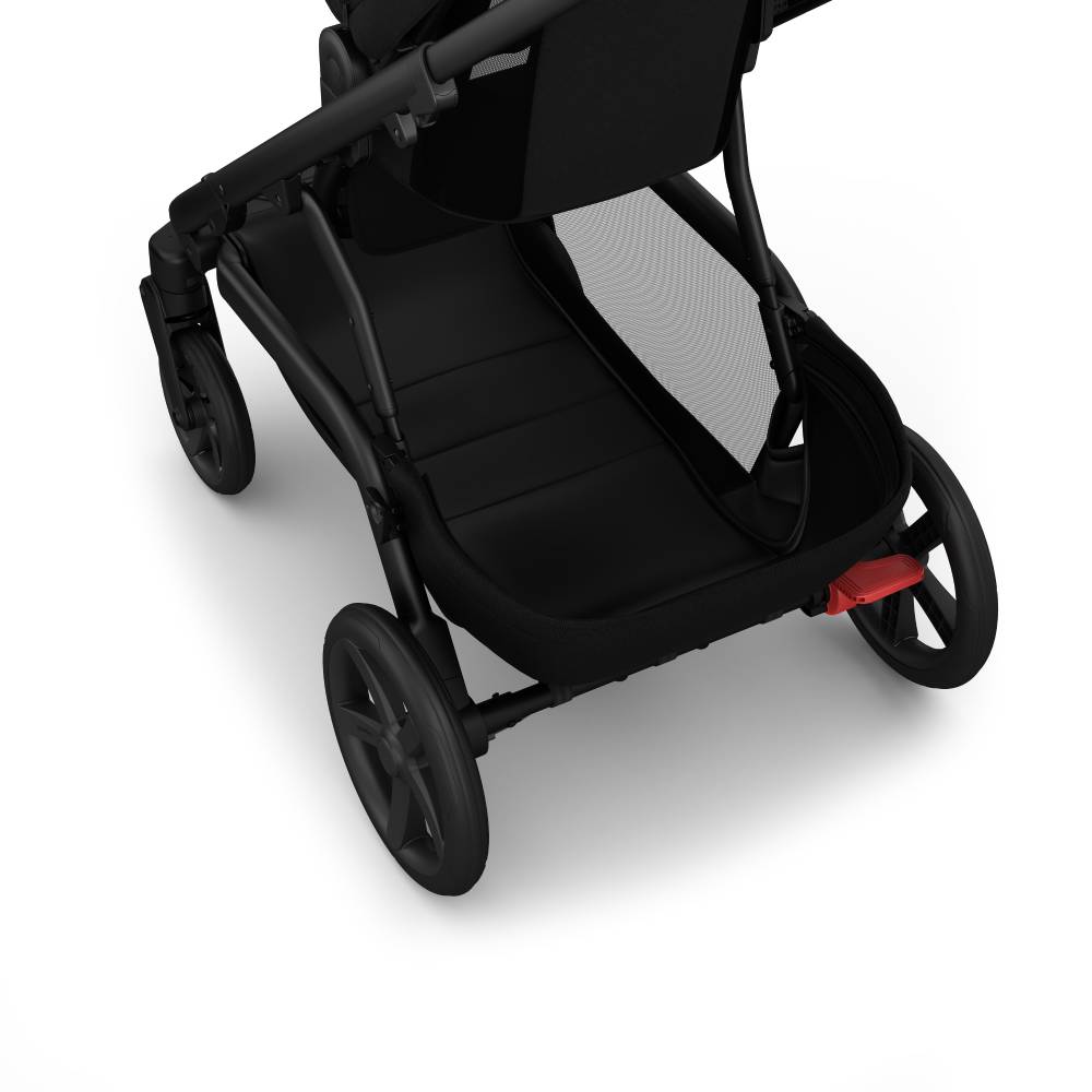 REDSBABY NUVO 2 Twin dječja kolica za blizance 2u1, Platinum Black