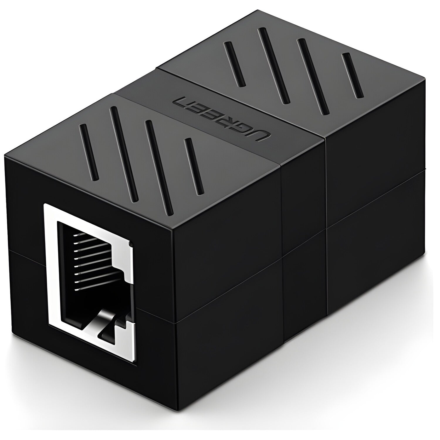 Mrežna spojka Ugreen RJ45 Ethernet - 10 Gbps - Crna KP32222