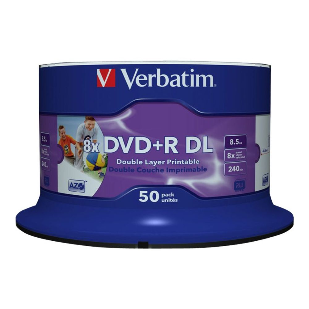 Verbatim 43703 prazni DVD 8,5 GB DVD-R 50 kom