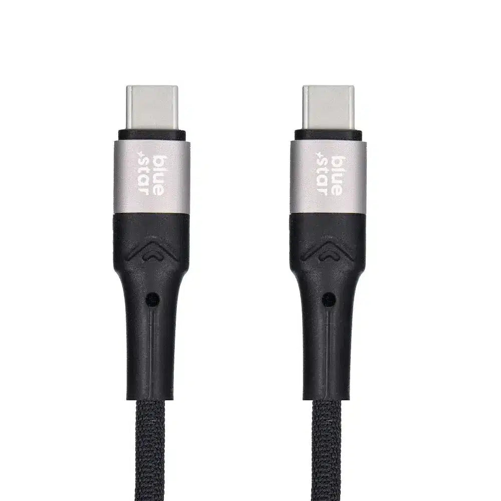 Blue Star pleteni kabel s USB C na USB C konektorom 3A 60W 2m