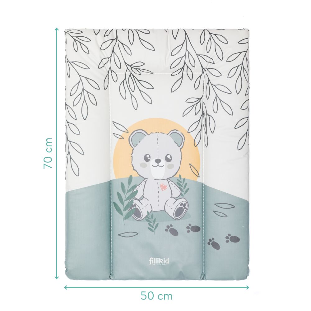 Fillikid podloga za prematanje luxe soft 50x70x4 cm, Bear