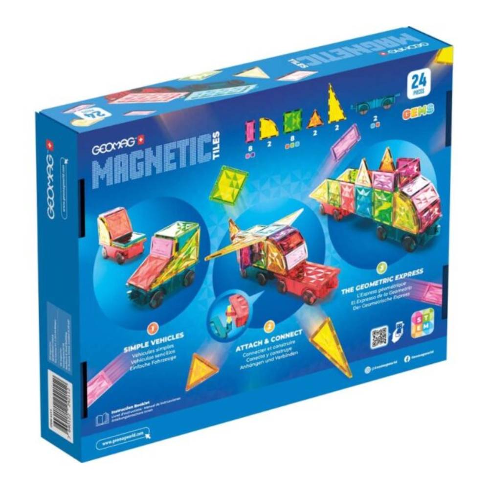 Geomag magnetni set, Autići 24 kom