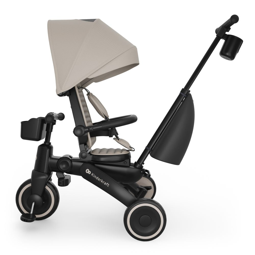 Kinderkraft Sklopivi tricikl JAZZ 3, Beige