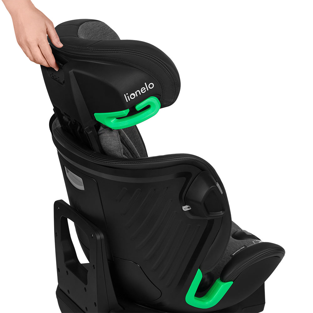 Lionelo autosjedalica Harmony i-Size 0-36 kg (40-150 cm) 360, Graphite Leather