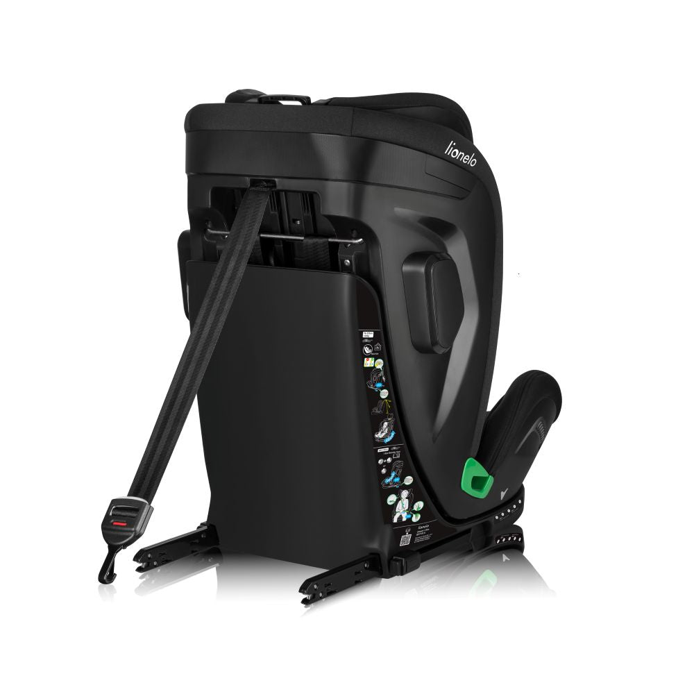 Lionelo autosjedalica Harper i-Size 9-36 kg (76-150 cm), Black Carbon Grey