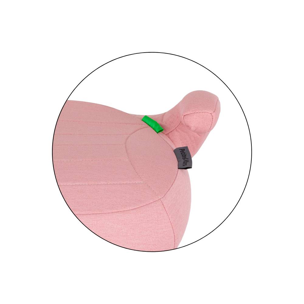 PETITE&amp;MARS booster autosjedalica Zuno (125-150 cm) bez Isofix-a, Han Pink