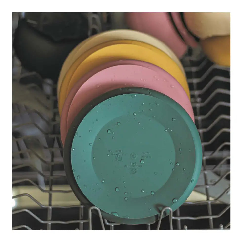 PETITE&MARS Silikonski tanjur s vakuumom 6 m+ Take&Match, Misty Green