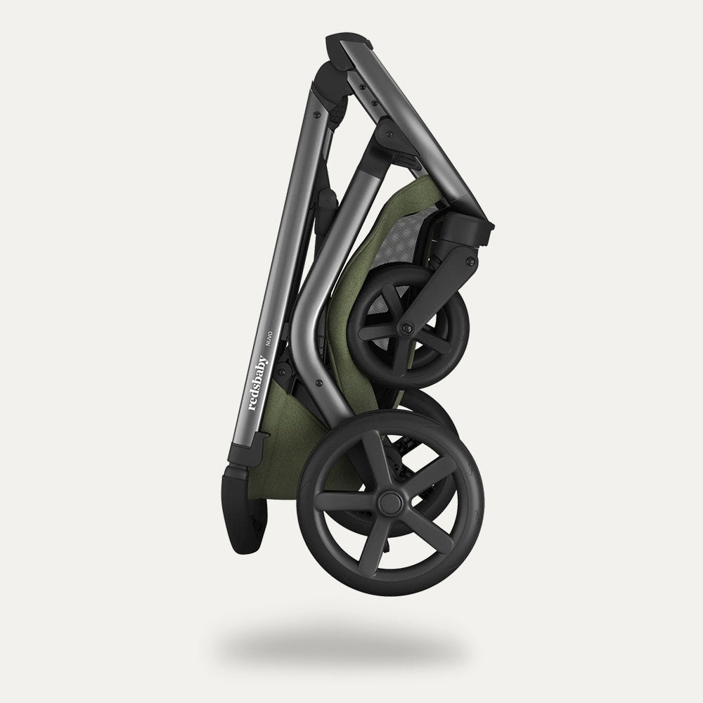 REDSBABY NUVO Twin dječja kolica 2u1 Gun Metal, Ivy B