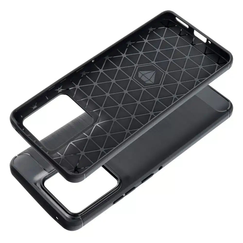 CARBON maska za MOTOROLA EDGE 50 Pro črna