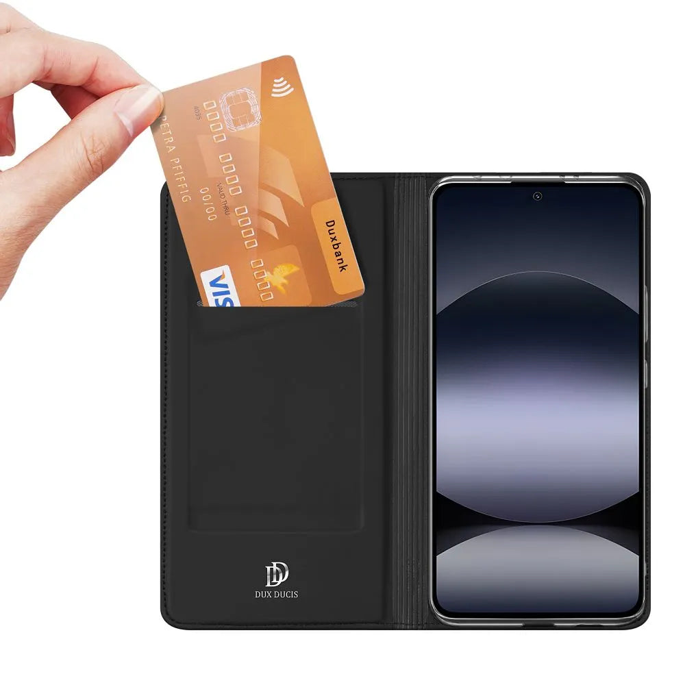 DUX DUCIS SKIN PRO etui za REDMI NOTE 14 4G (163.25 mm) črna