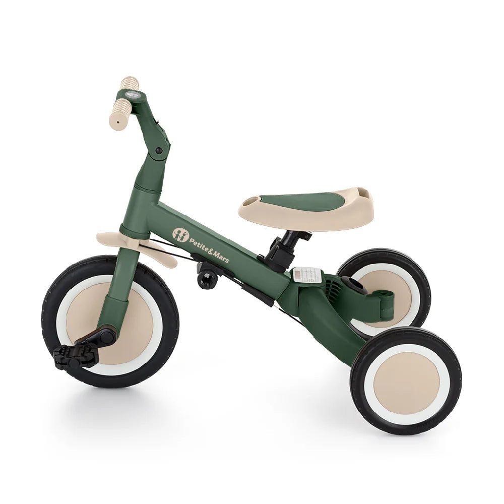 PETITE&MARS Tricikl Turbo 5 u 1 - Misty Green