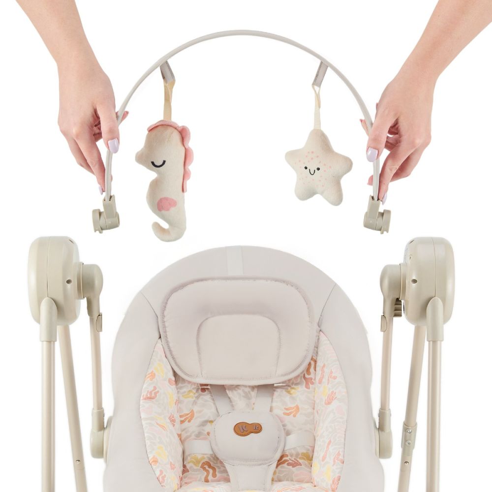 Kinderkraft Električna njihaljka SWINGEE bež