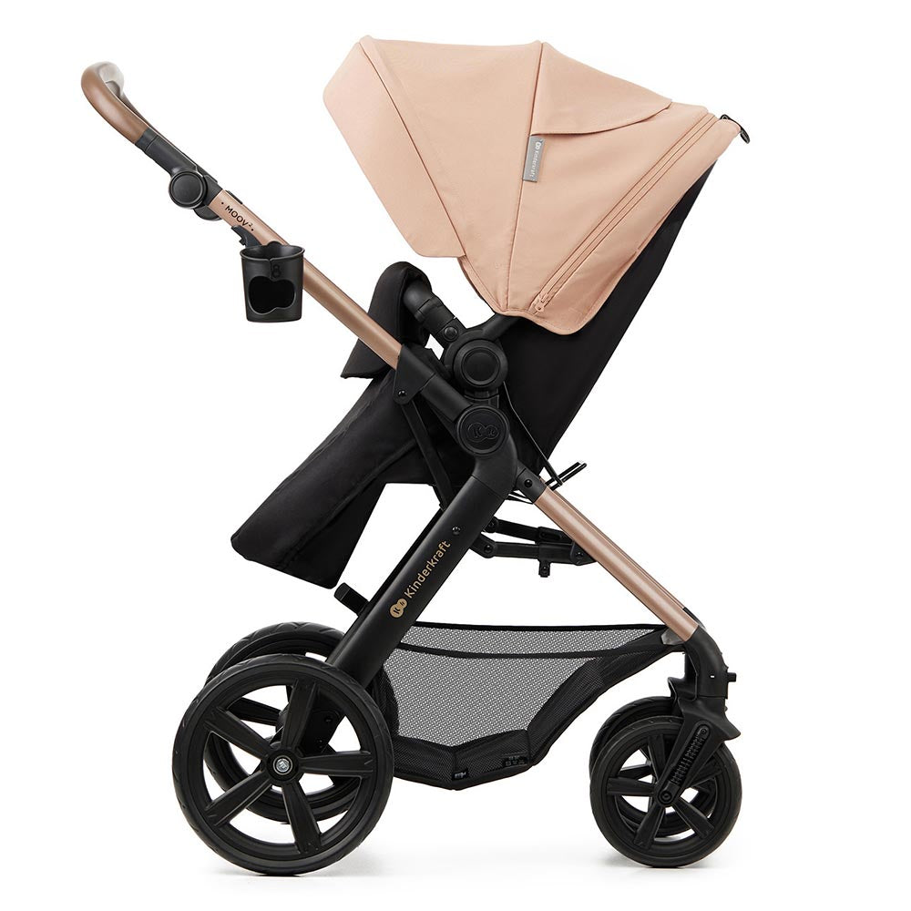 Kinderkraft Kolica Moov 2 3u1 MINK PRO, Sand Beige Peach