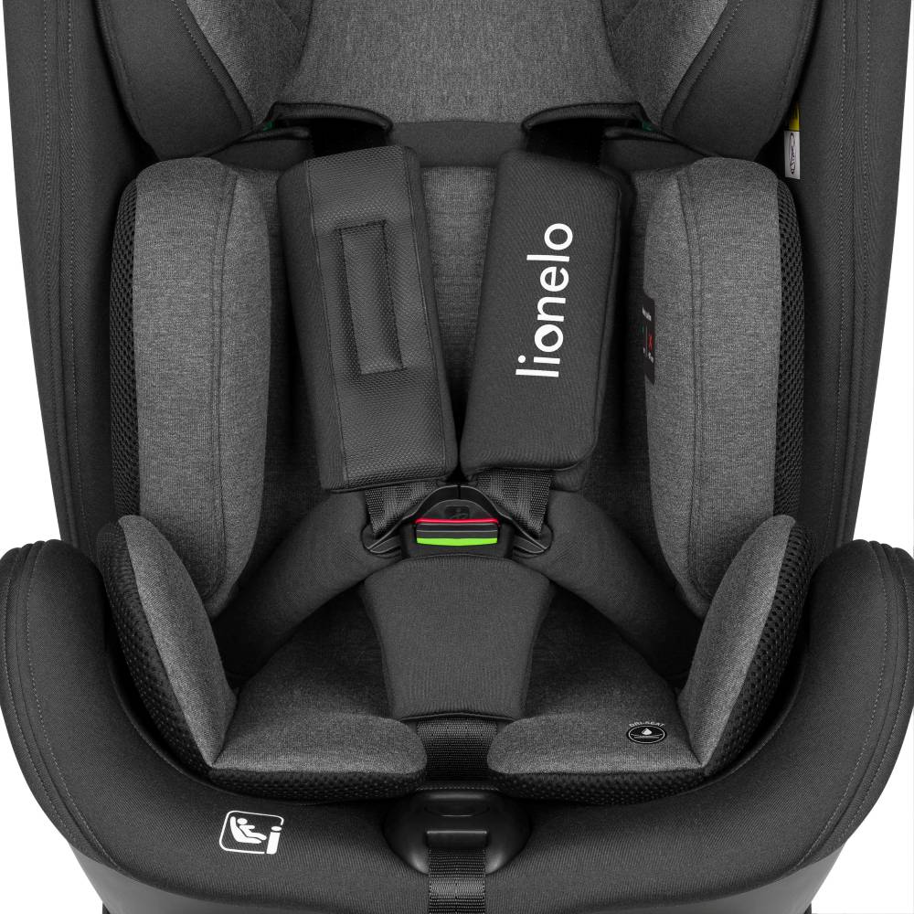 Lionelo autosjedalica Harper i-Size 9-36 kg (76-150 cm), Black Carbon Grey