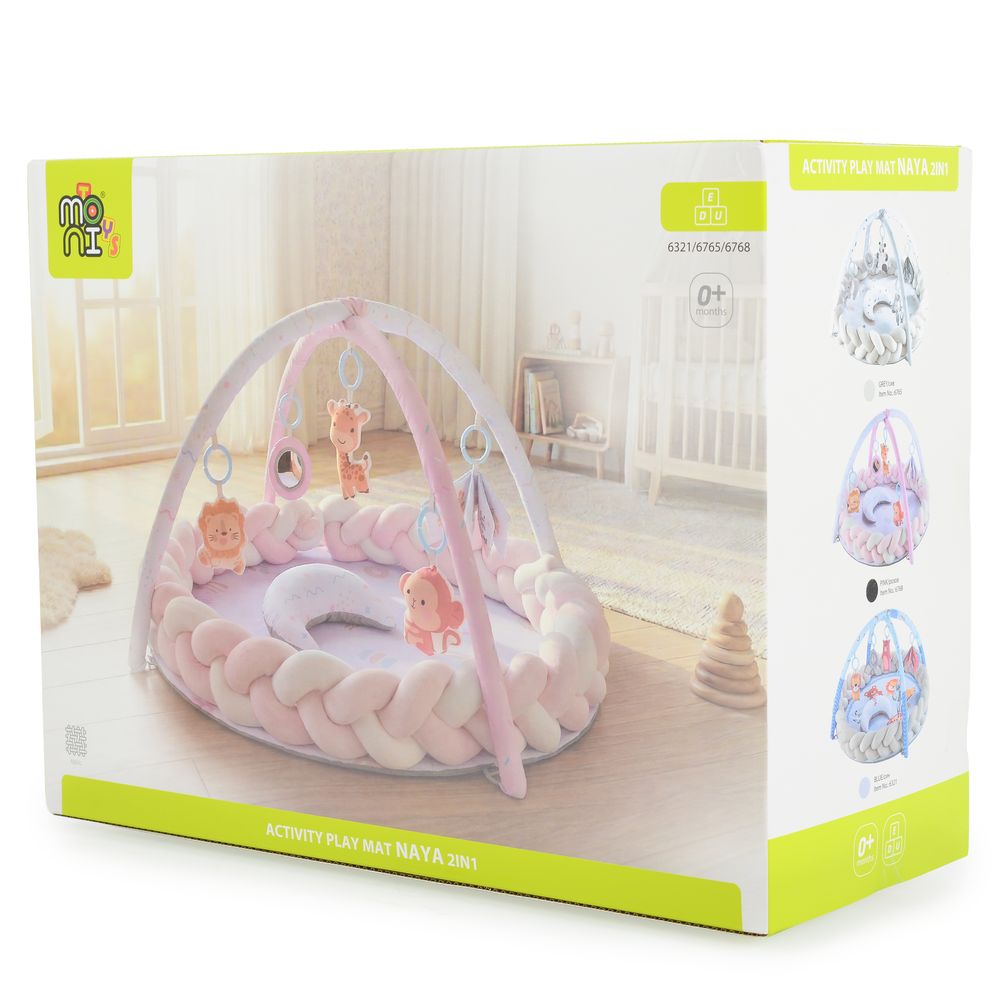 Moni Toys Naya edukativna igraonica za bebe, siva