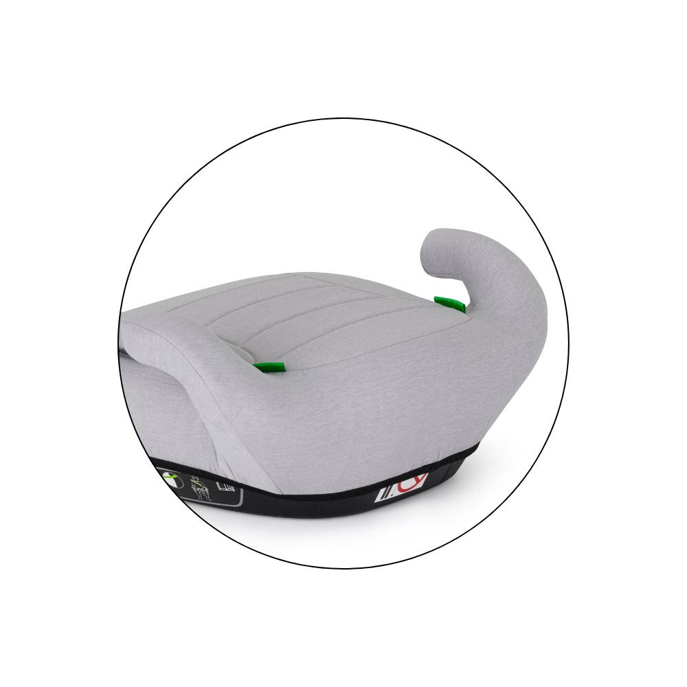 PETITE&amp;MARS booster autosjedalica Zuno (125-150 cm) bez Isofix-a, Gentle Grey