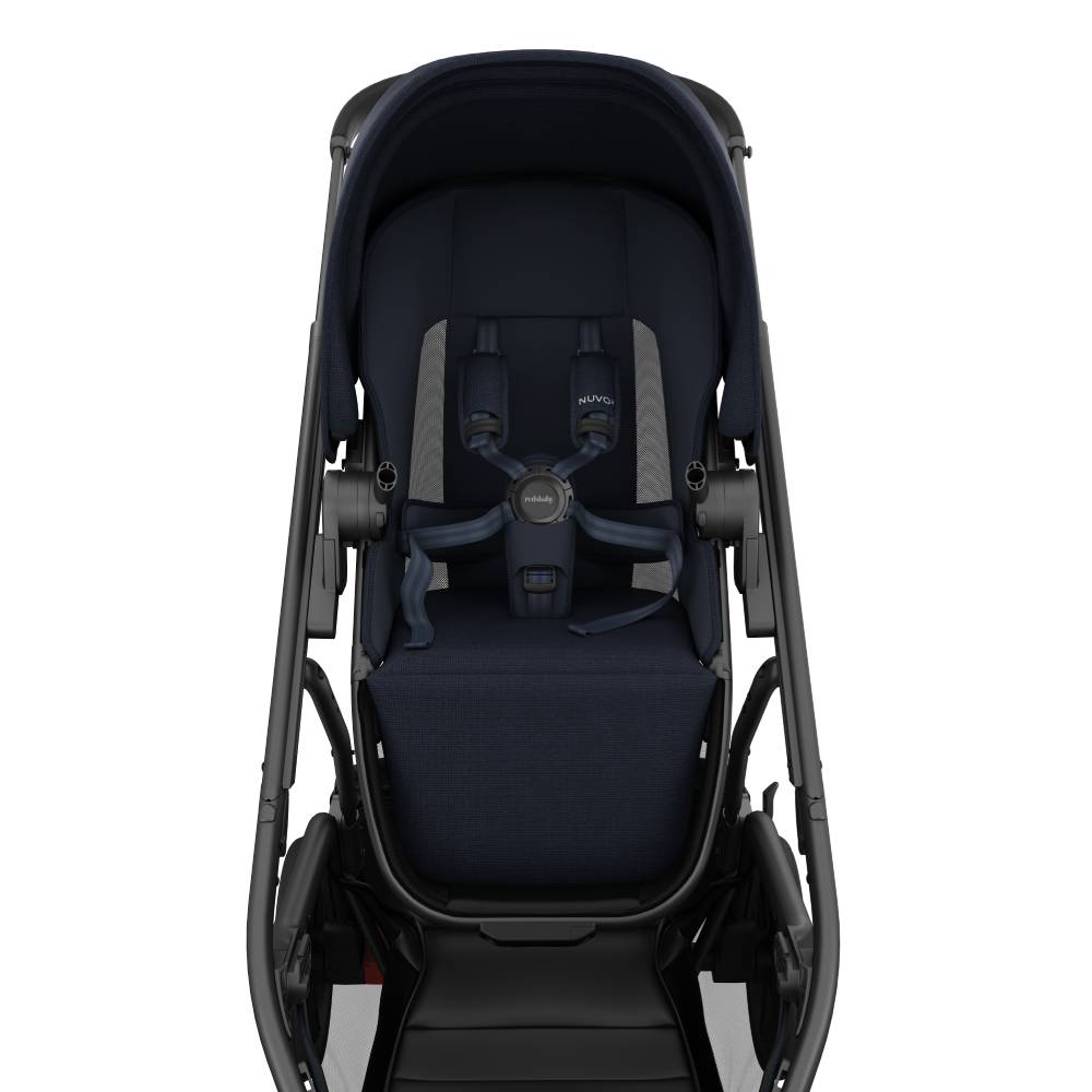 REDSBABY NUVO 2 Twin dječja kolica za blizance 2u1, Midnight Blue