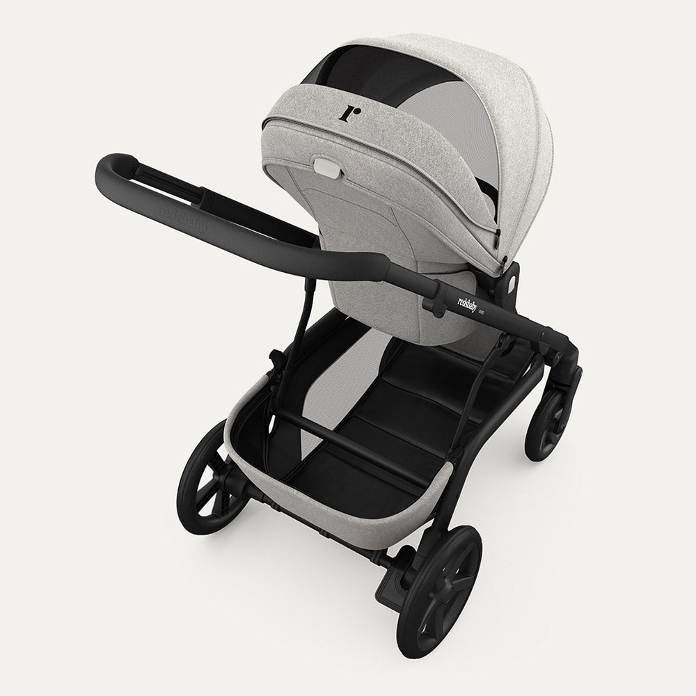 REDSBABY NUVO Twin dječja kolica 2u1 Gun Metal, Pebble M