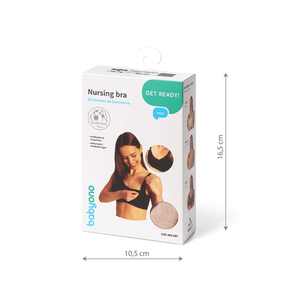 BabyOno Grudnjak antibakterijski E80-85, bež