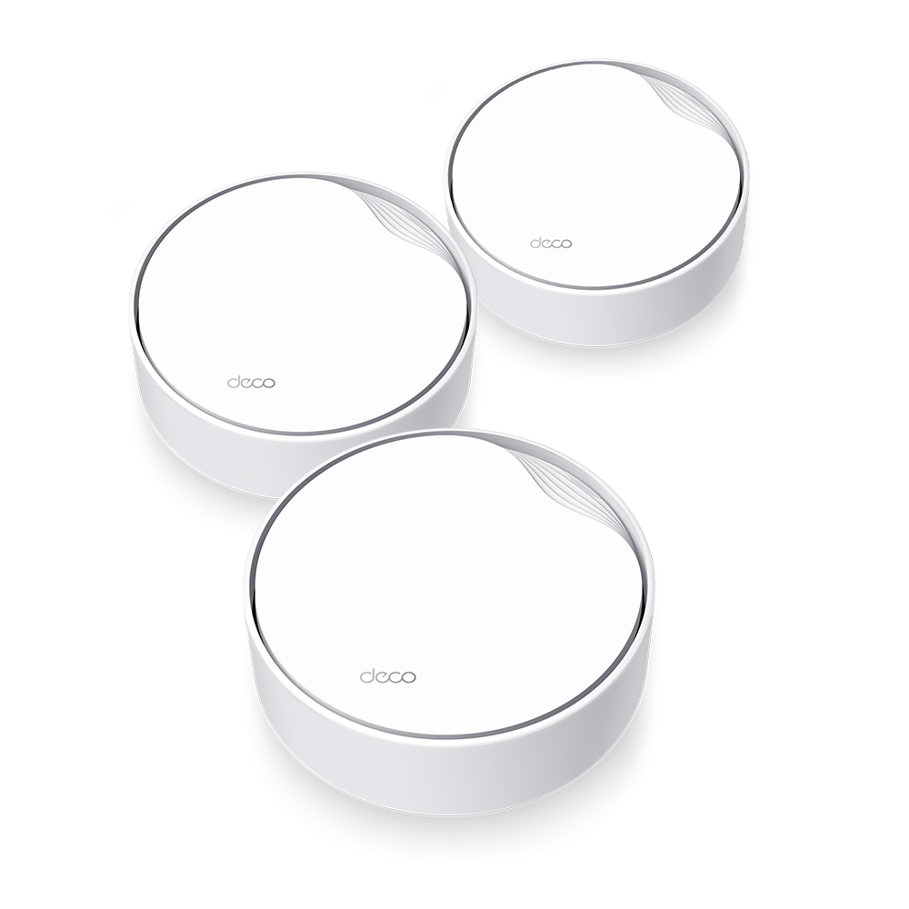 TP-Link DECO X50-PoE(3-PACK) Dvofrekvencijski (2,4 GHz / 5 GHz) Wi-Fi 6 (802.11ax) Bijelo Unutarnji