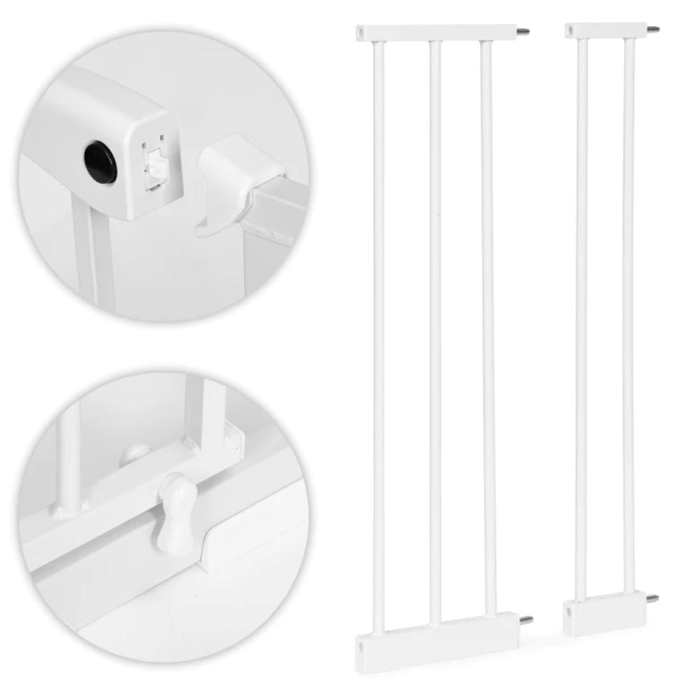 Ecotoys zaštitna ograda 74-132 cm, White