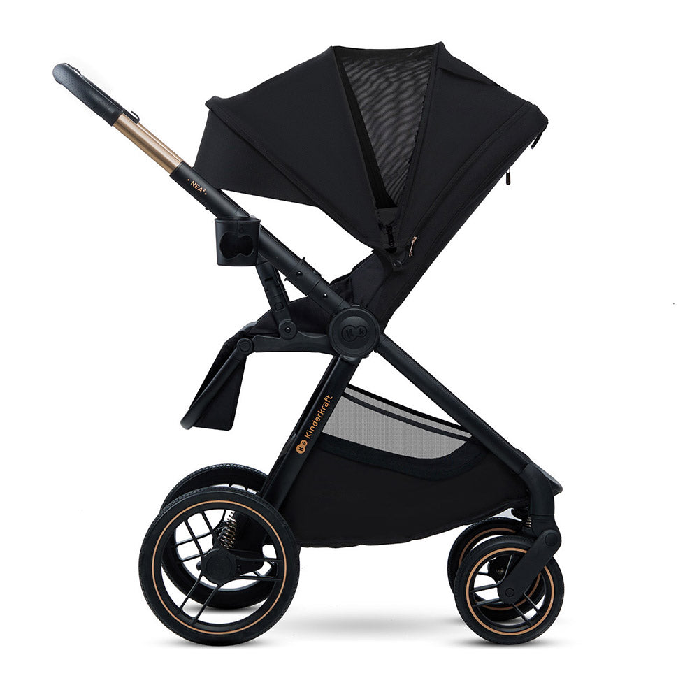Kinderkraft dječja kolica Nea 2 4u1, Midnight Black B