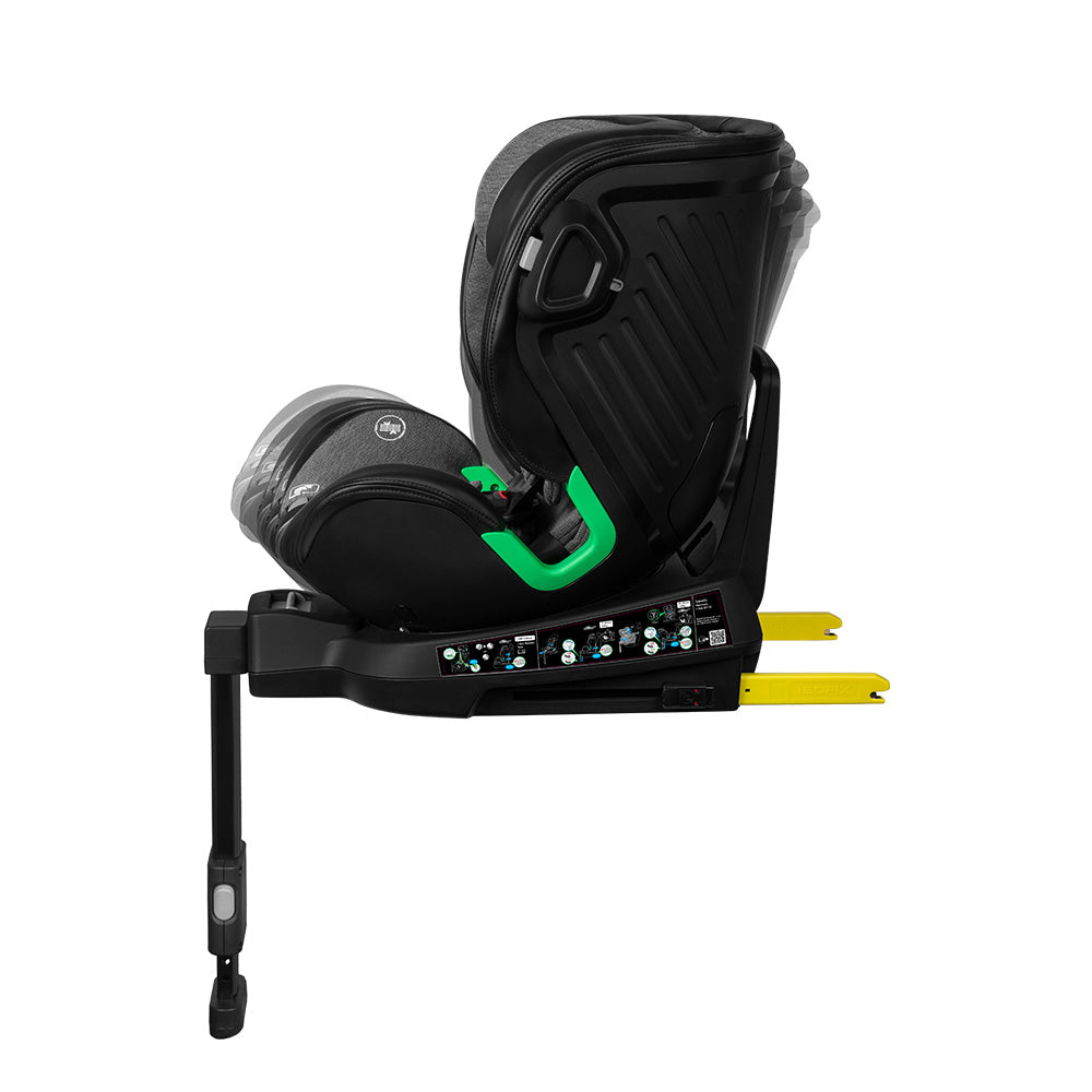 Lionelo autosjedalica Harmony i-Size 0-36 kg (40-150 cm) 360, Graphite Leather