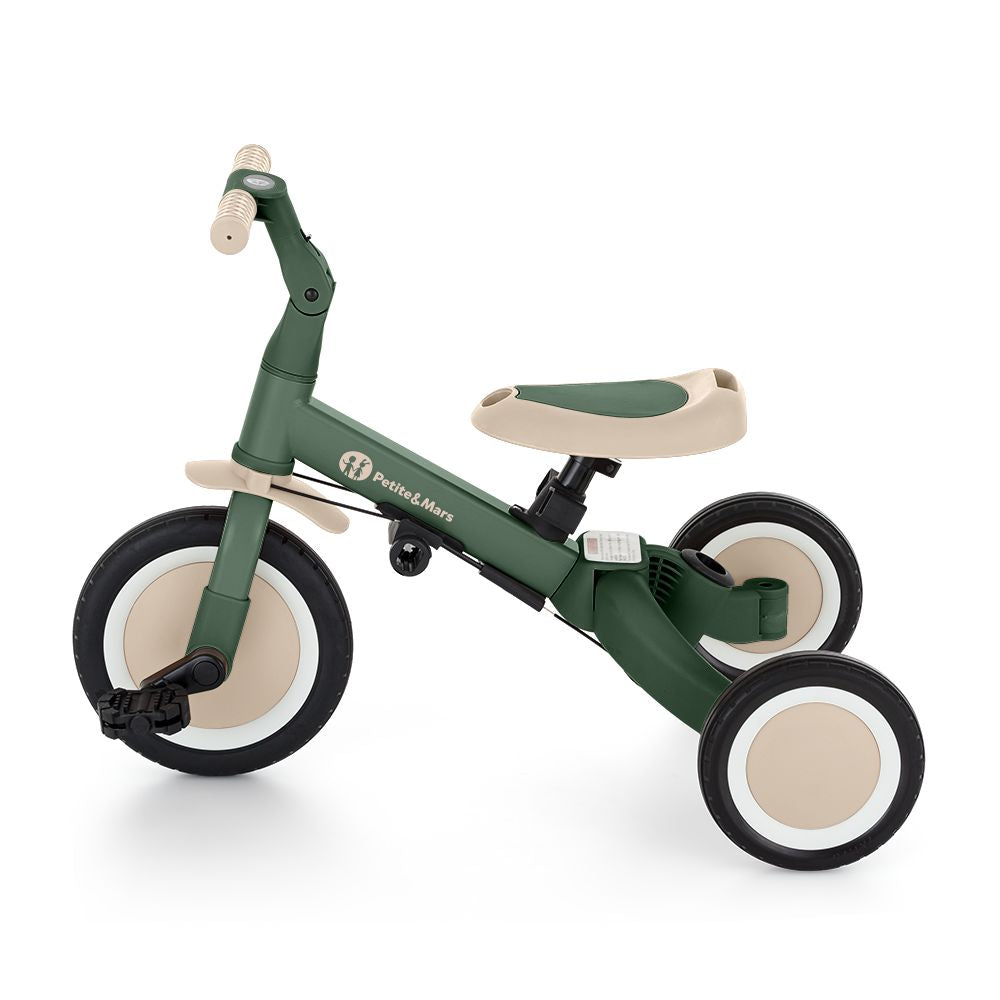 PETITE&MARS Tricikl Turbo Plus 5 u 1, Misty Green