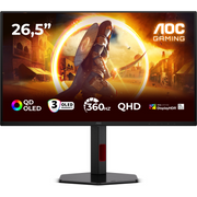 AOC G4 Q27G4SDR računalni monitor 67,3 cm (26.5") 2560 x 1440 pikseli Quad HD QD-OLED Crno, Crveno