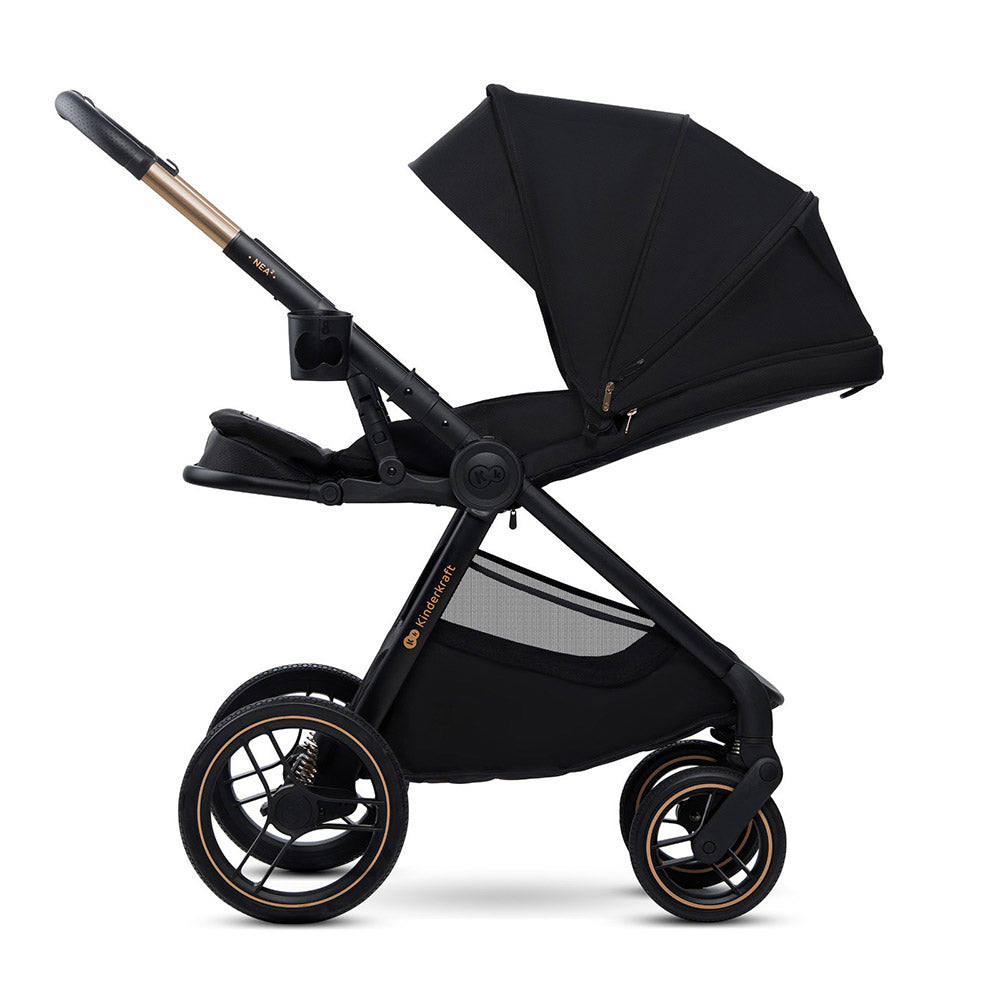 Kinderkraft dječja kolica Nea 2 4u1, Midnight Black B