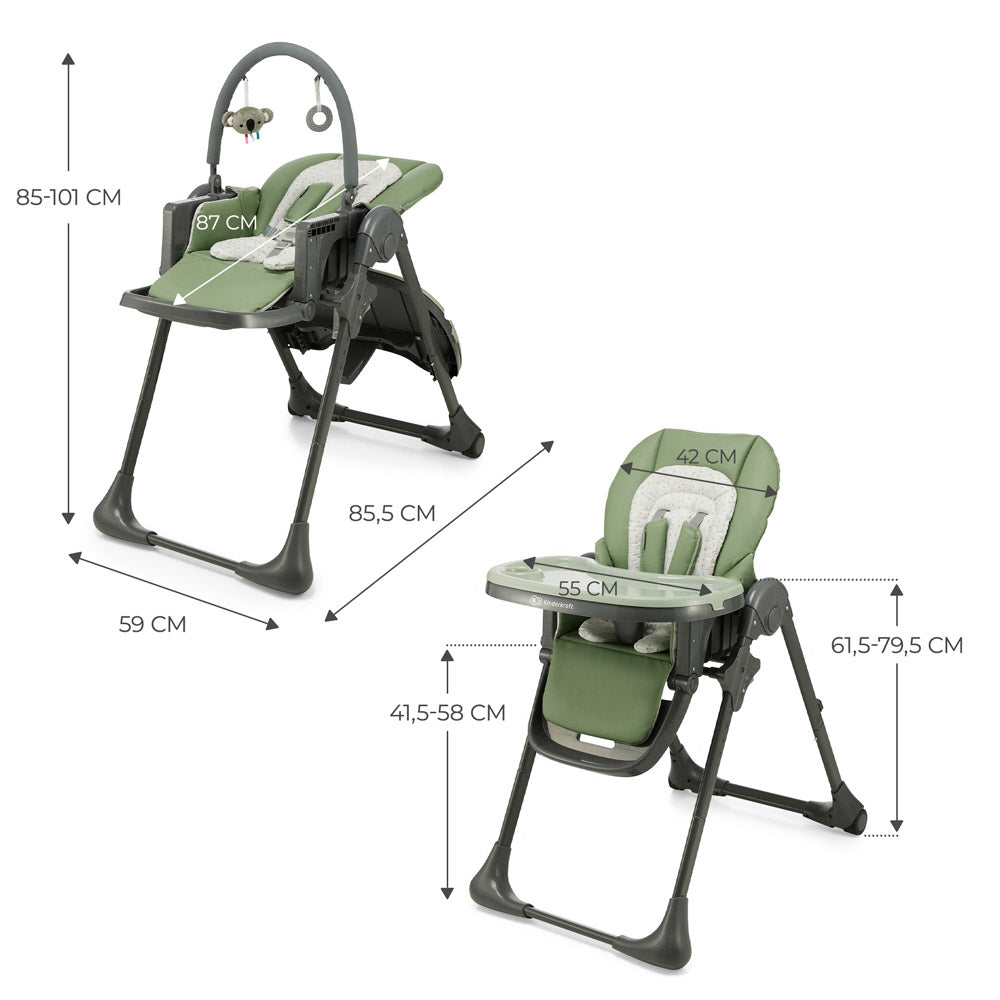 Kinderkraft Hranilica Tummie, green