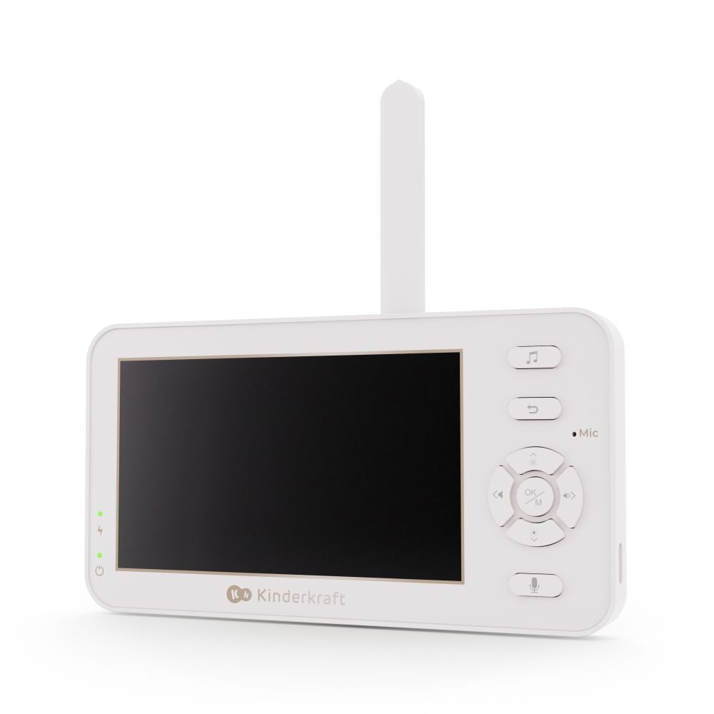 Kinderkraft NITEEYE TRAVEL bežični baby monitor sa stalkom za kameru, White