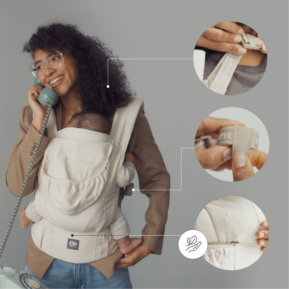 Kinderkraft nosiljka ELARA, Beige