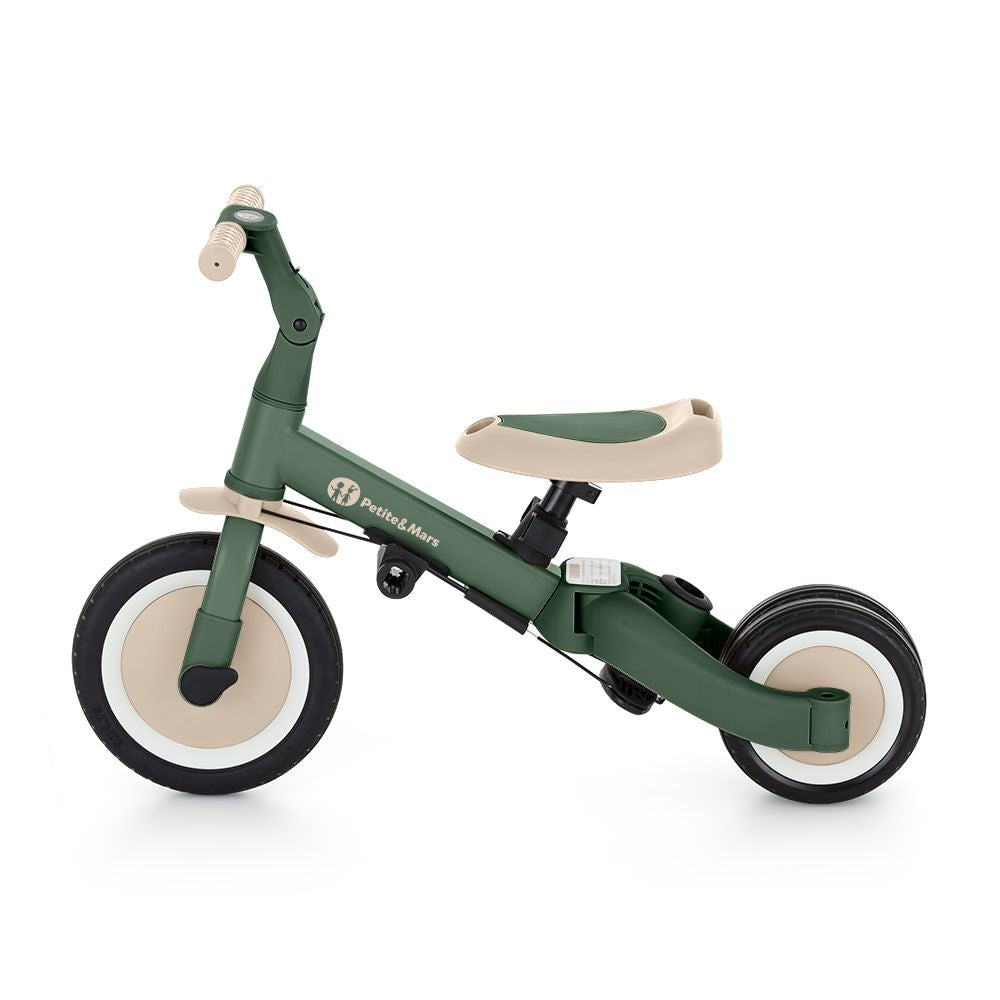 PETITE&MARS Tricikl Turbo Plus 5 u 1, Misty Green