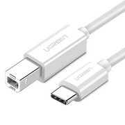 Ugreen US241 USB kabel USB 2.0 1,5 m USB C USB B 0,48 Gbit/s Bijelo