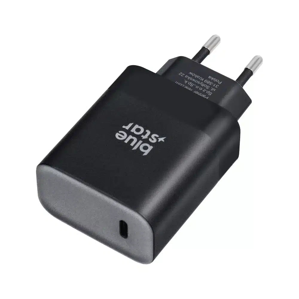 BLUE STAR 3A 45W Type C PD QC4.0 TFB-TC-45W polnilec - črn