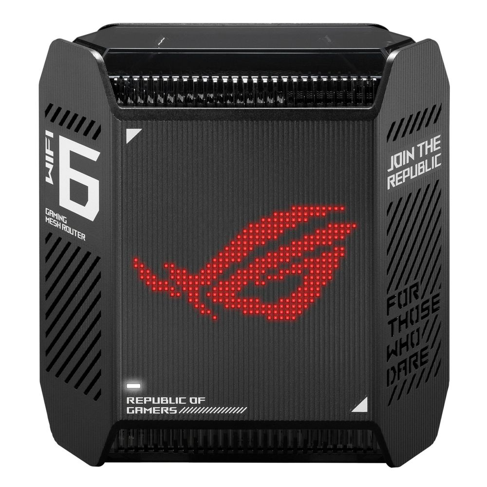 ASUS ROG Rapture GT6 AX10000 AiMesh 1 Pack Trifrekvencijski (2,4 GHz / 5 GHz / 5 GHz) Wi-Fi 6 (802.11ax) Crno 4 Unutarnji