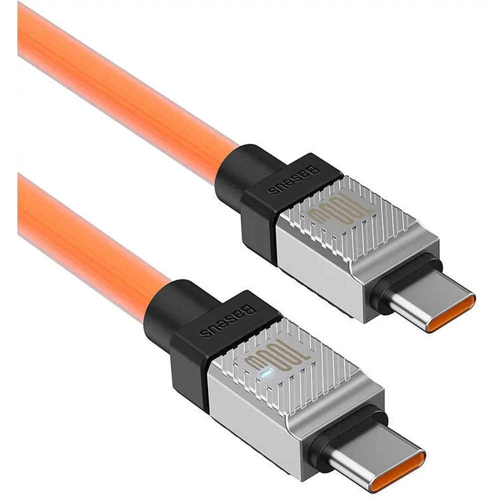 BASEUS kabel tipa C na tip C CoolPlay Power Delivery 100W 2m oranžen